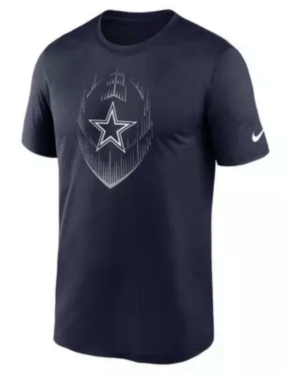 Nike Dallas Cowboys Icon Legend Football Short Sleeve Tee-Navy